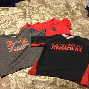 Boys under armour rash guard shirts
